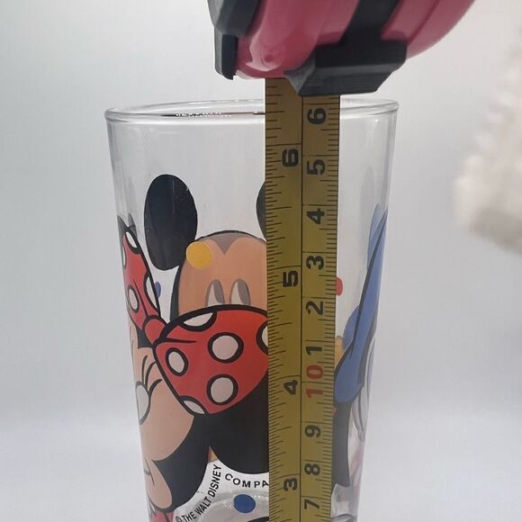 Vintage Anchor Hocking Disney Mickey Mouse Minnie Mouse Donald Duck Drink Glass - Picture 7 of 8